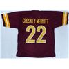 Image 1 : JACORY CROSKEY-MERRITT SIGNED FOOTBALL JERSEY - JSA COA