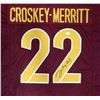 Image 2 : JACORY CROSKEY-MERRITT SIGNED FOOTBALL JERSEY - JSA COA