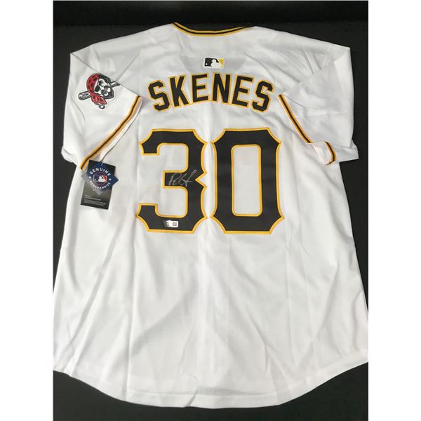 PAUL SKENES SIGNED PITTSBURGH PIRATES CUSTOM JERSEY - ACE COA