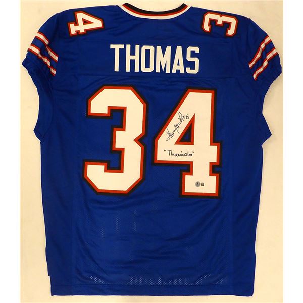 THURMAN THOMAS SIGNED JERSEY - BECKETT COA