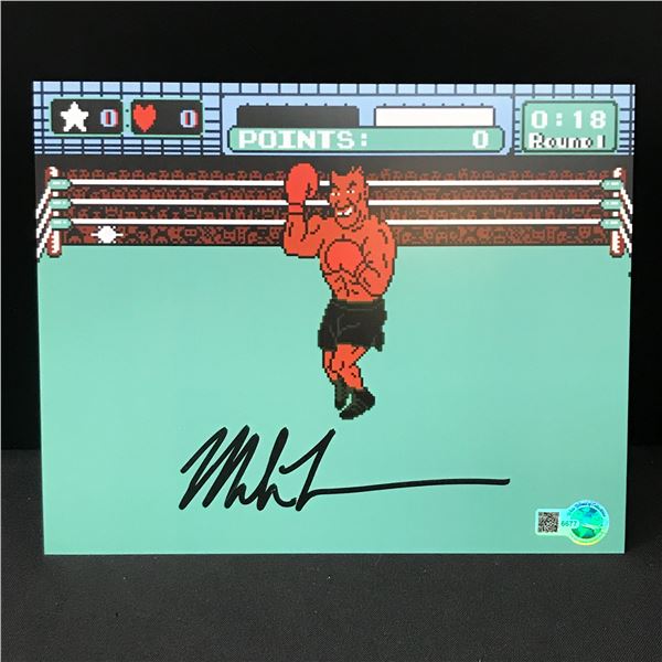MIKE TYSON SIGNED 8X10 - WWOC COA