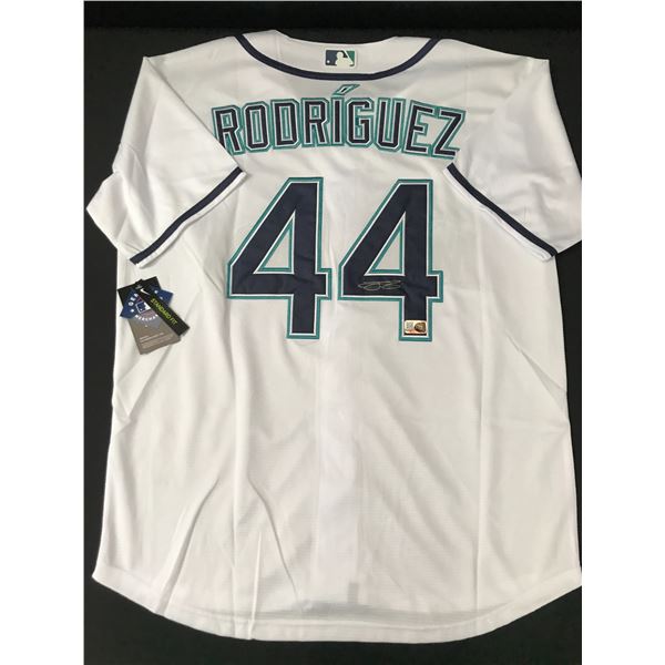 JULIO RODRIGUES SIGNED SEATTLE MARINERS CUSTOM JERSEY - ELITE COA