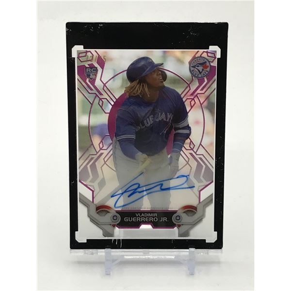 2019 TOPPS HI TEK AUTOGRAPH CARD VLADIMIR GUERRERO JR SIGNED ROOKIE CARD
