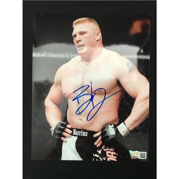 BROCK LESNAR SIGNED 8X10 - ACE COA
