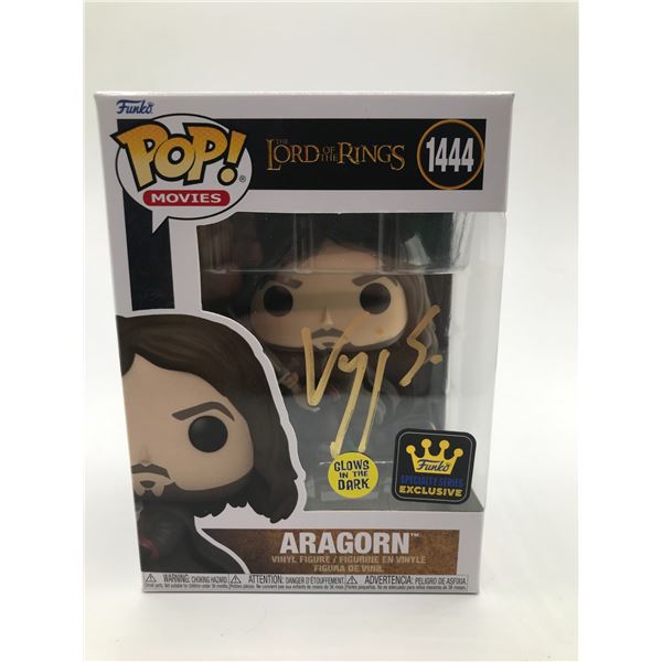 VIGGO MORTENSEN SIGNED ARAGORN LORD OF THE RINGS FUNKO POP - HOLLYWOOD COA