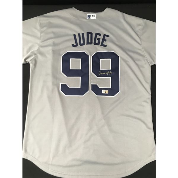 AARON JUDGE SIGNED NEW YORK CUSTOM JERSEY - ELITE COA