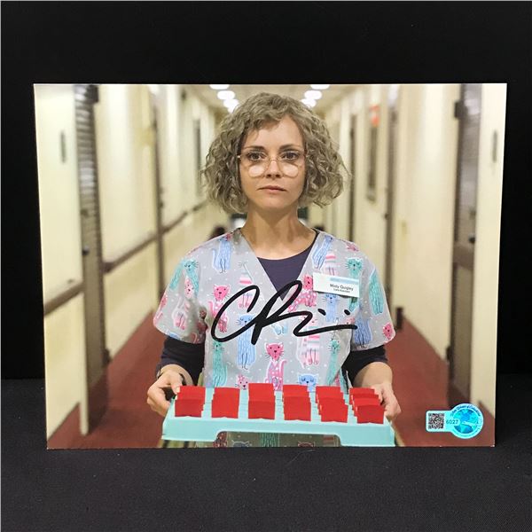 CHRISTINA RICCI SIGNED YELLOWJACKETS 8X10 - WWOC COA