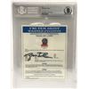 Image 1 : GEORGE W BUSH SIGNED F.B.I'S MOST WANTED BIN LADEN PAGE - BECKETT ENCAPSULATED