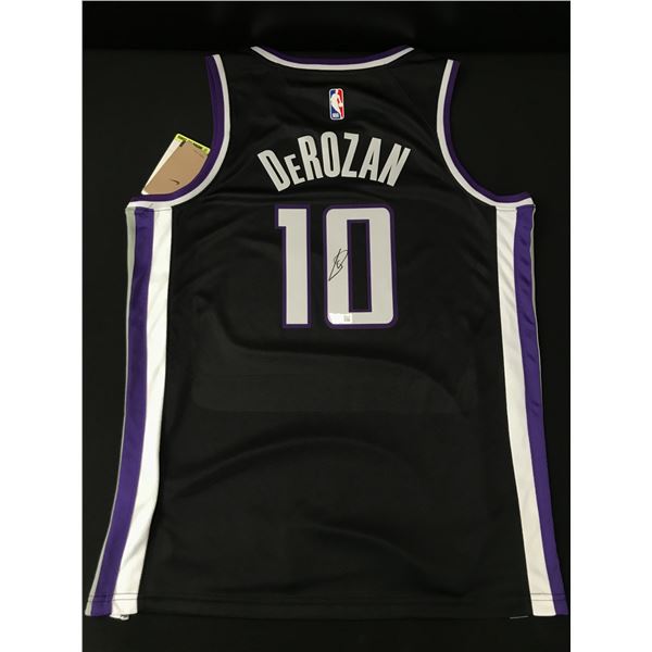 DEMAR DEROZAN SIGNED SACREMENTO KINGS BASKETBALL JERSEY - ACE COA