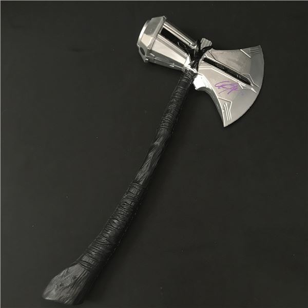 CHRIS HEMSWORTH SIGNED THOR HAMMER (HOLLYWOOD COA)