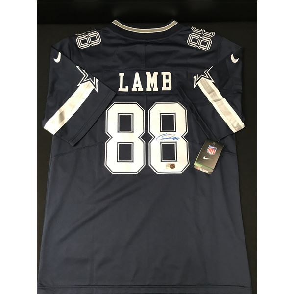 CEE DEE LAMB SIGNED DALLAS COWBOYS CUSTOM JERSEY - ELITE COA