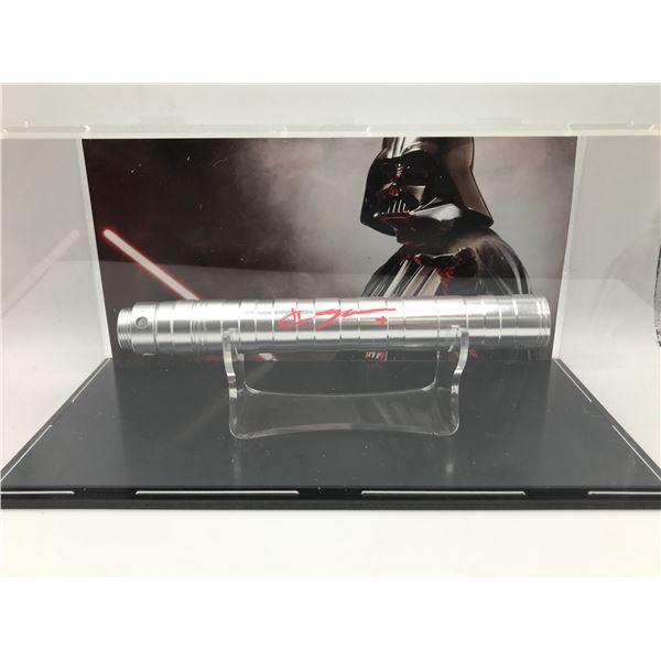 HAYDEN CHRISTENSEN SIGNED DARTH VADER PRESENTATION PIECE - WWOC COA