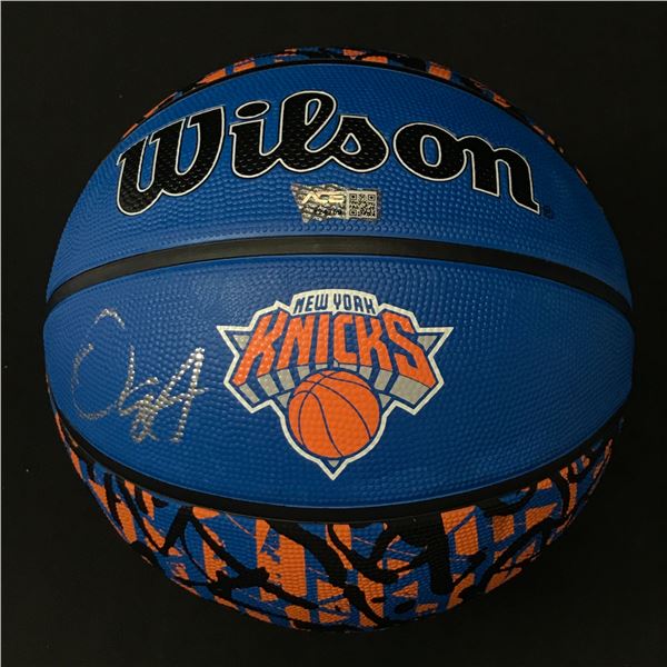 OG ANNUNOBE SIGNED NEW YORK KNICKS BASKETBALL (ACE COA)
