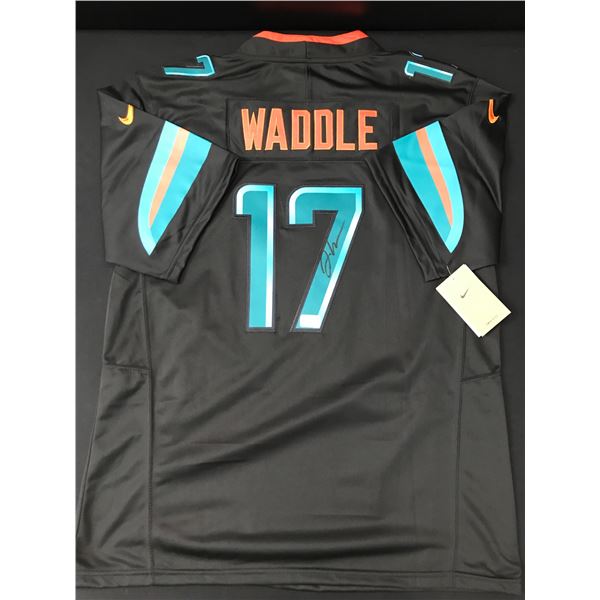 JALEN WADDLE SIGNED MIAMI DOLPHINS CUSTOM JERSEY - ELITE COA