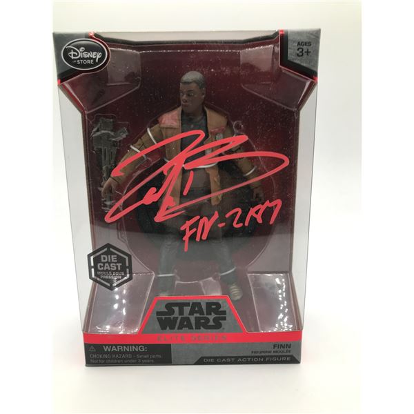 JOHN BOYEGA SIGNED F1NN ACTION FIGURE - WWOC COA