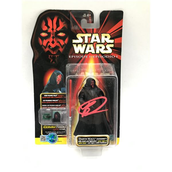 RAY PARK SIGNED DARTH MAUL STAR WARS ACTION FIGURE - WWOC COA