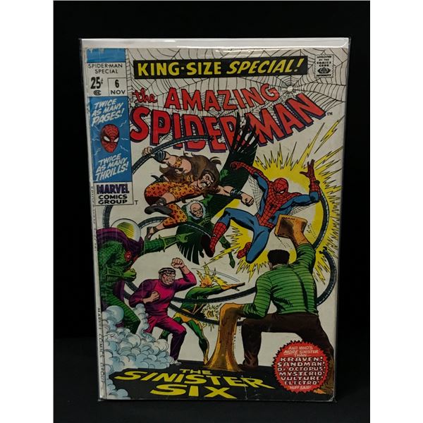 THE AMAZING SPIDERMAN KING SIZED SPECIAL #6 - MARVEL COMICS