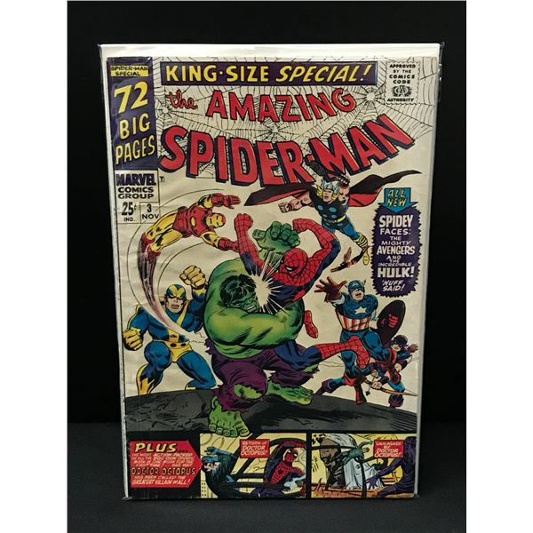 THE AMAZING SPIDERMAN KING SIZED SPECIAL #3 - MARVEL COMICS