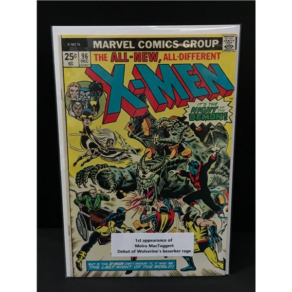 X-MEN #96 DEBUT OF WOLVERINE'S BESERKER RAGE - MARVEL COMICS