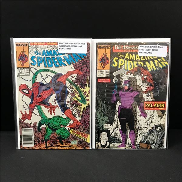 LOT OF 2 AMAZING SPIDERMAN COMICS - MARVEL COMICS