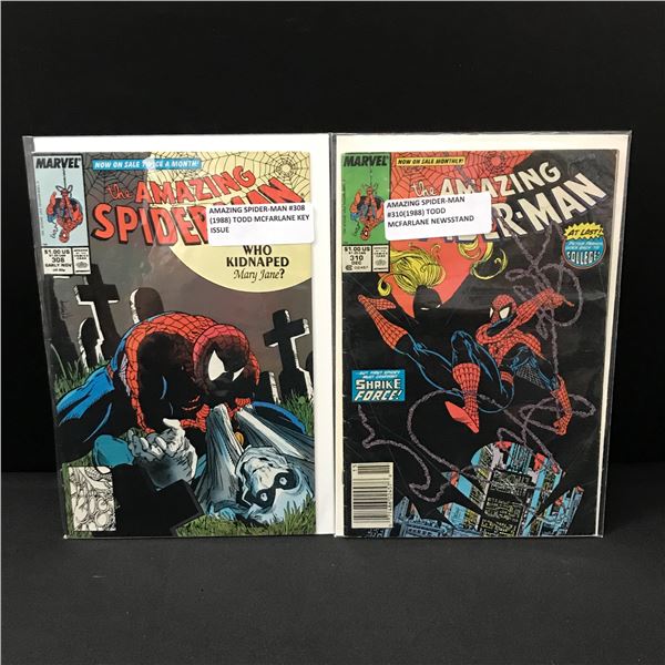 LOT OF 2 AMAZING SPIDERMAN COMICS - MARVEL COMICS