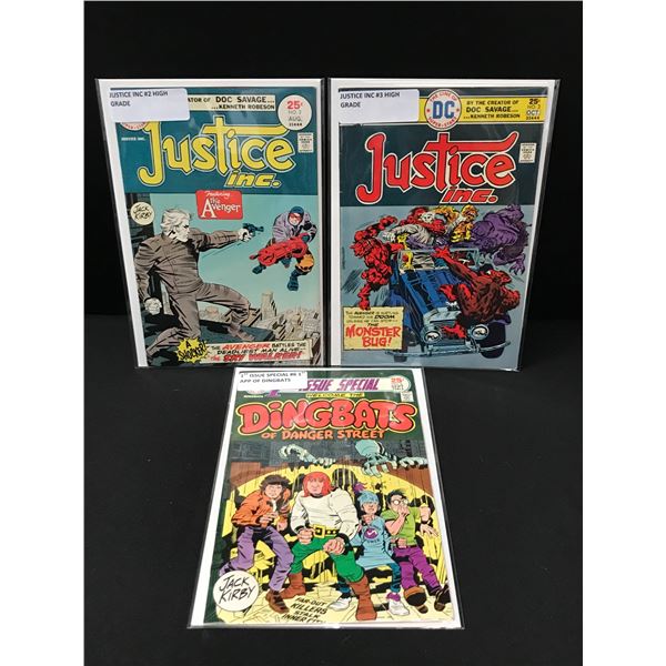 LOT OF 3 MIXED TITLE COMICS - DC COMICS