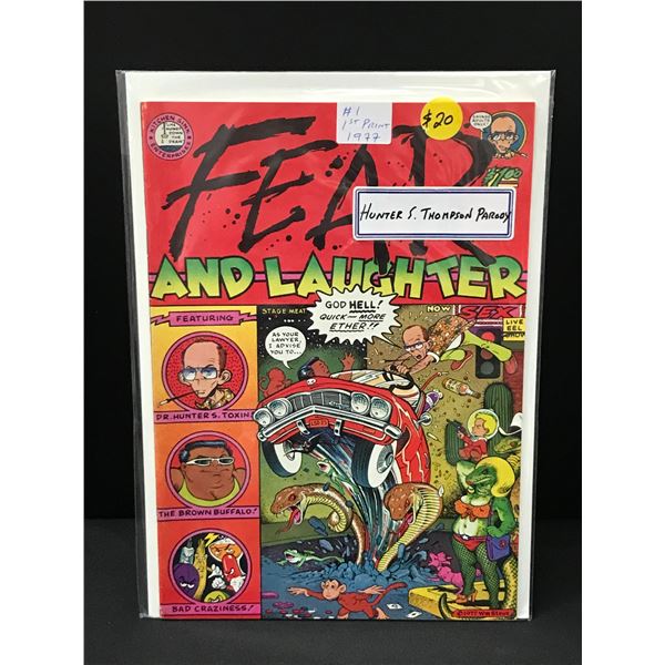 FEAR AND LAUGHTER #1 1ST PRINT (1977) - KITCHEN SINK ENTERPRISES