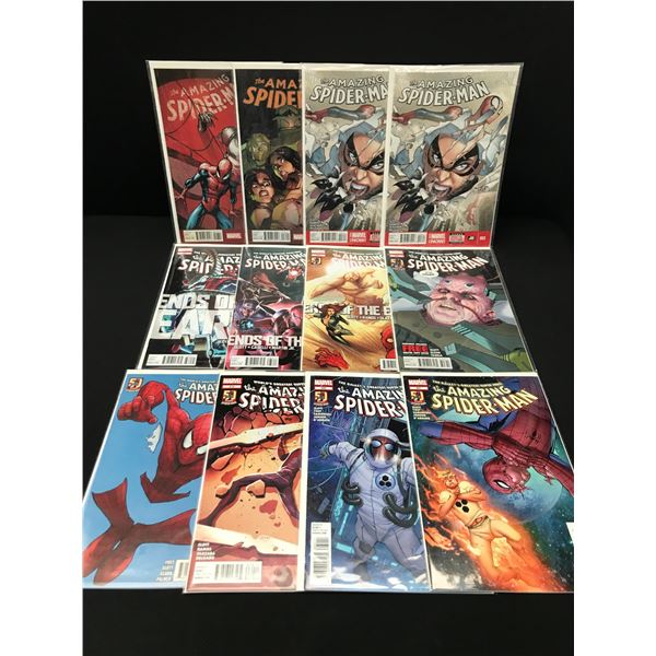 LOT OF 12 AMAZING SPIDERMAN COMICS - MARVEL COMICS