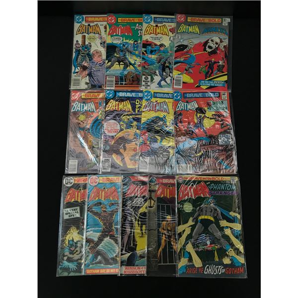 LOT OF 13 BRAVE AND THE BOLD COMICS - DC COMICS