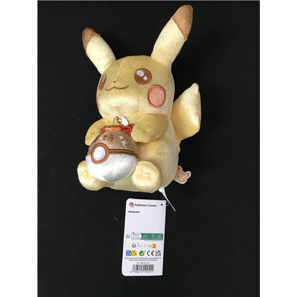 POKEMON CENTER PIKACHU PLUSH TOY WITH TAGS