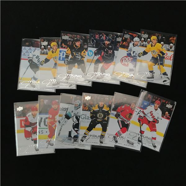 LOT OF LOOSE YOUNG GUN HOCKEY TRADING CARDS