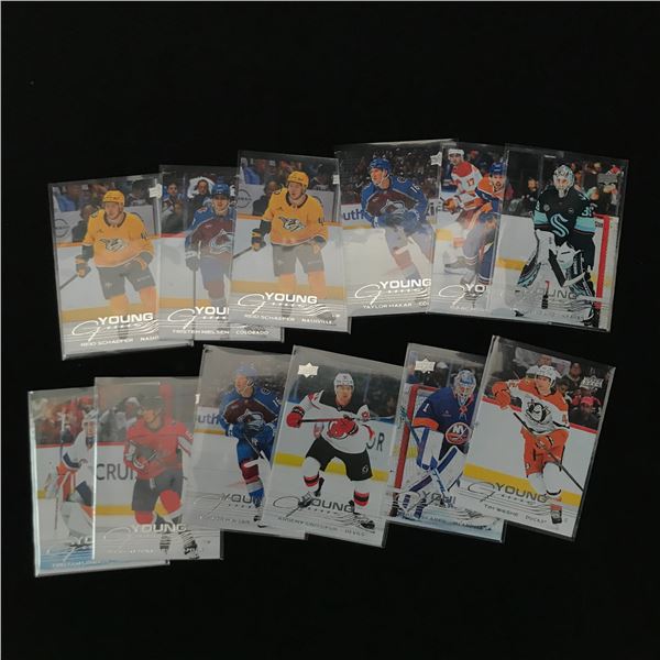 LOT OF LOOSE YOUNG GUN HOCKEY TRADING CARDS