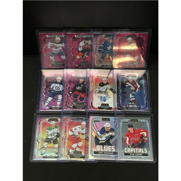 LOT OF 12 HOCKEY TRADING CARDS