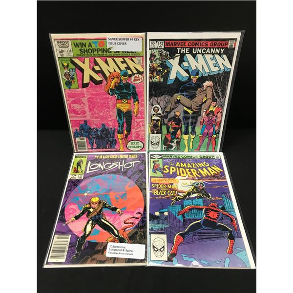 LOT OF 4 MARVEL COMICS - VARIOUS TITLES