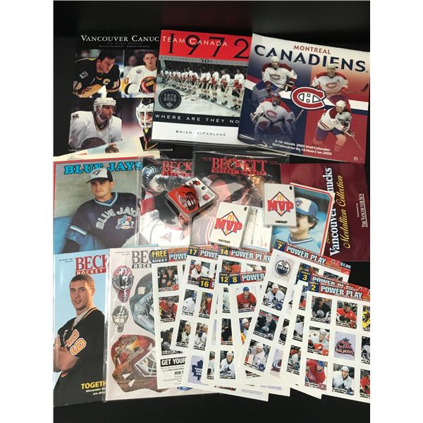 LOT OF HOCKEY MEMORABILIA