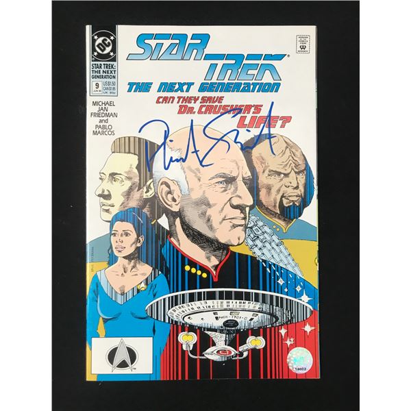 PATRICK STEWART SIGNED STAR TREK COMIC - KB COA