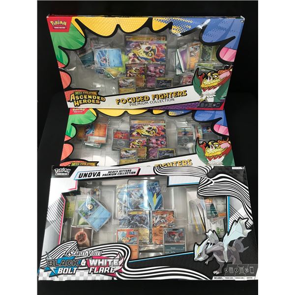 LOT OF 3 POKEMON TCG TRADING CARD BOXES - BULK