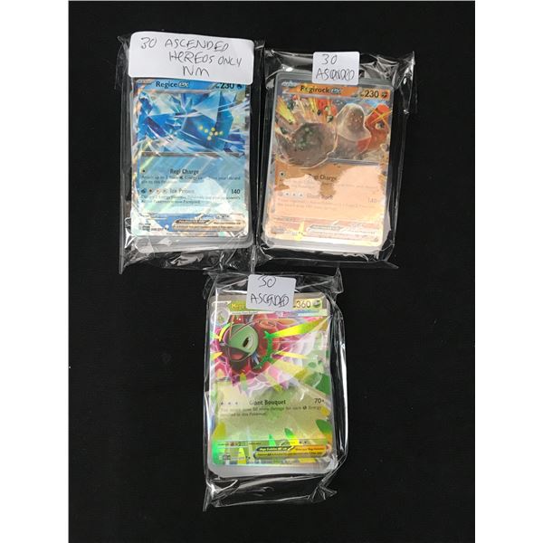LOT OF 90 POKEMON TCG ASCENDED HEROES TRADING CARDS