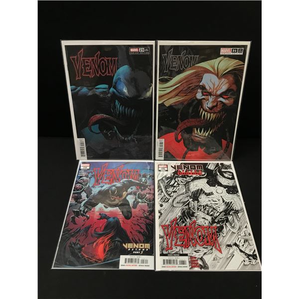 LOT OF 4 VENOM COMICS - MARVEL COMICS