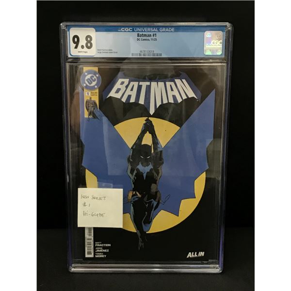 BATMAN #1 BY DC COMICS - CGC GRADE 9.8