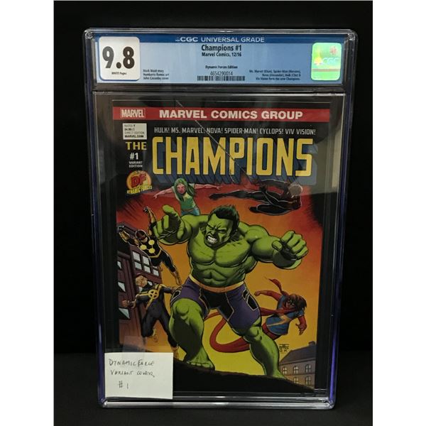 CHAMPIONS #1 BY MARVEL COMICS - CGC GRADE 9.8