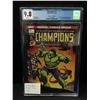 Image 1 : CHAMPIONS #1 BY MARVEL COMICS - CGC GRADE 9.8