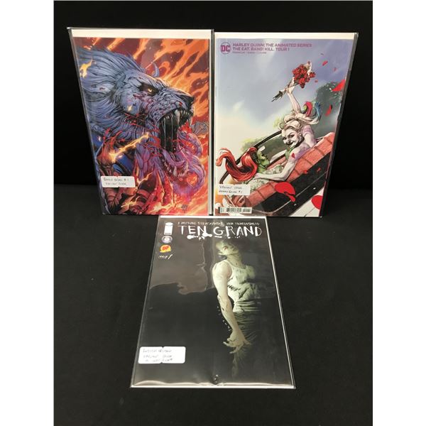 LOT OF 3 LIMITED VARIANT EDITION COMICS - VARIOUS PUBLISHERS