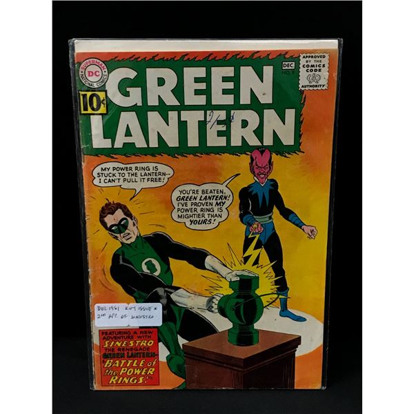 THE GREEN LANTERN #9 (1961) 2ND APP SINESTRO - DC COMICS