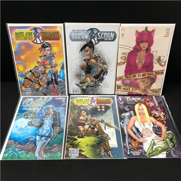 LOT OF 6 MIXED TITLE COMICS - VARIOUS PUBLISHERS