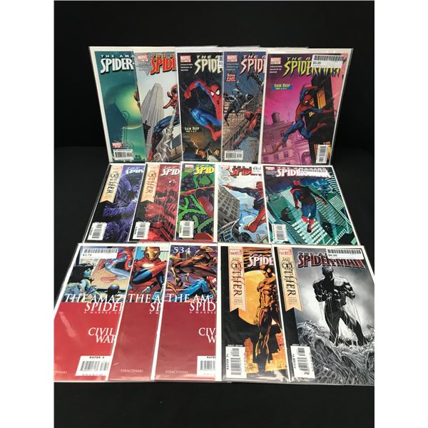 LOT OF 15 AMAZING SPIDERMAN COMICS - MARVEL COMICS