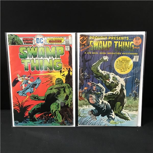 LOT OF 2 COMICS FEATURING SWAMP THING - DC COMICS