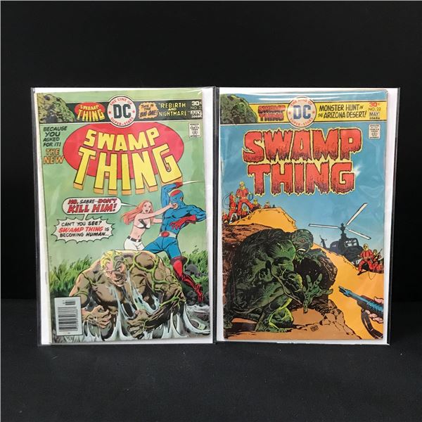 LOT OF 2 SWAMP THING COMICS #22 - #23 - DC COMICS