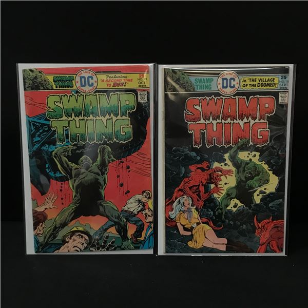 LOT OF 2 SWAMP THING COMICS #18 - #19 - DC COMICS