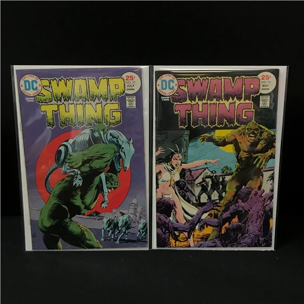 LOT OF 2 SWAMP THING COMICS #16 - #17 - DC COMICS
